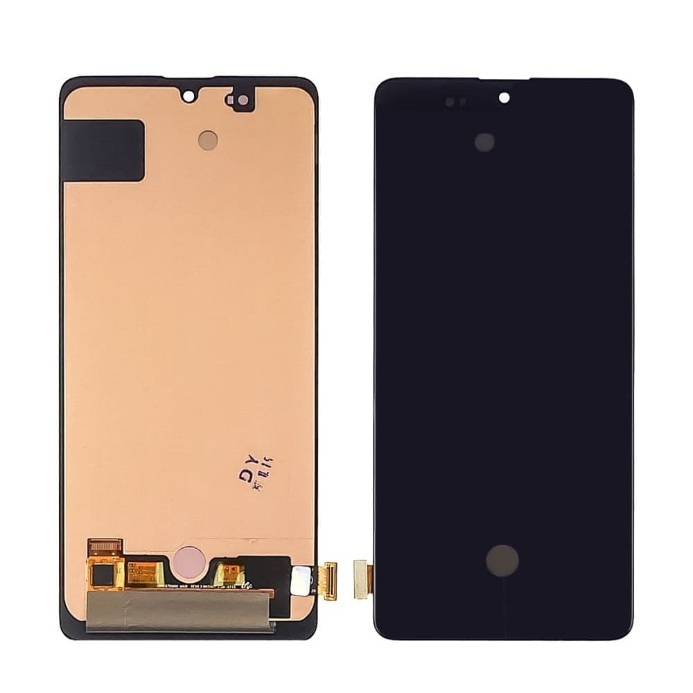 Дисплей Samsung SM-A715 Galaxy A71, чорний | з тачскріном | High Copy, OLED, с широким ободком | дисплейный модуль, экран