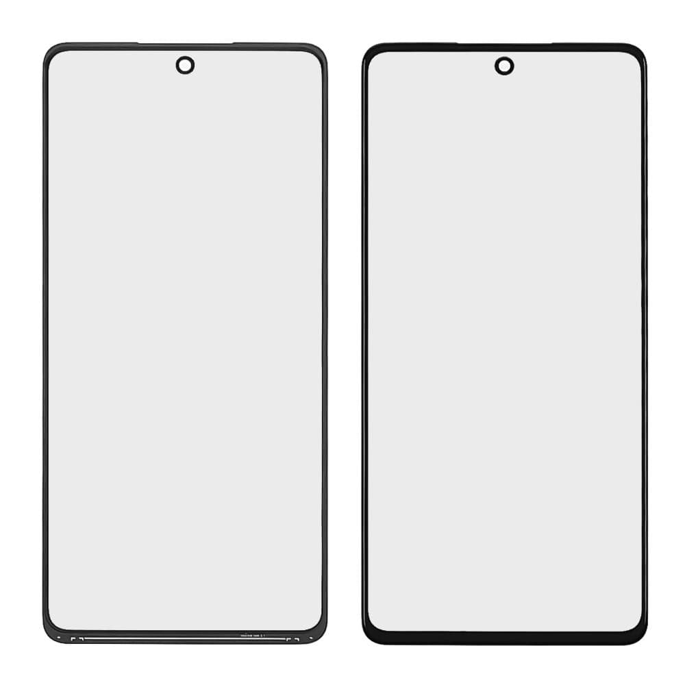 Стекло дисплея Samsung SM-G780 Galaxy S20 FE, SM-G781 Galaxy S20 FE 5G, черное, с OCA-пленкой | стекло тачскрина