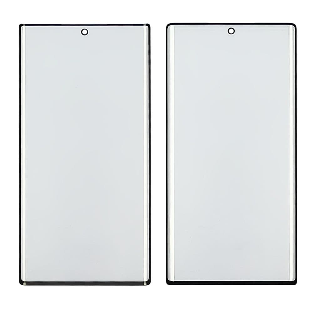 Стекло дисплея Samsung SM-N975 Galaxy Note 10 Plus, черное, с OCA-пленкой | стекло тачскрина