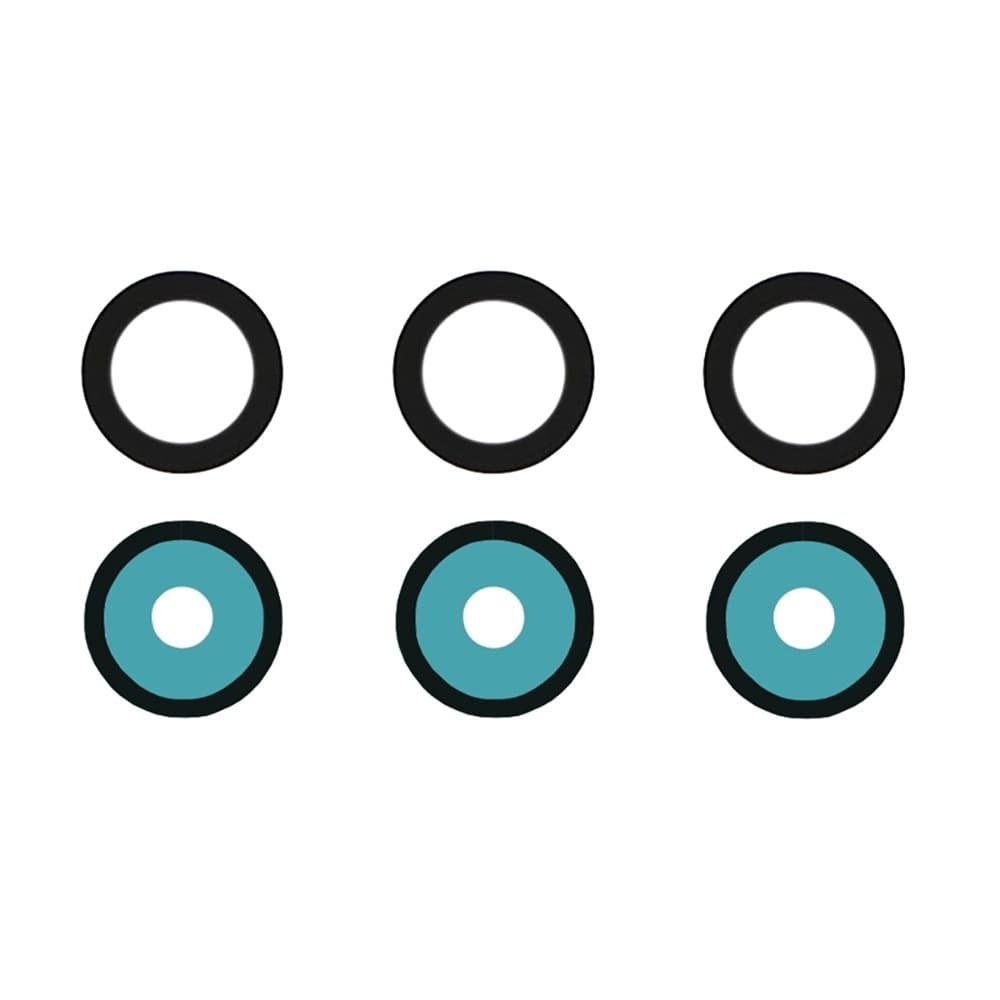 Стекло камеры Samsung SM-G991 Galaxy S21 5G, черное, Original (PRC)