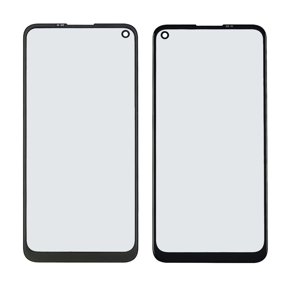 Стекло дисплея Samsung SM-A115 Galaxy A11, SM-M115 Galaxy M11, черное, с OCA-пленкой | стекло тачскрина