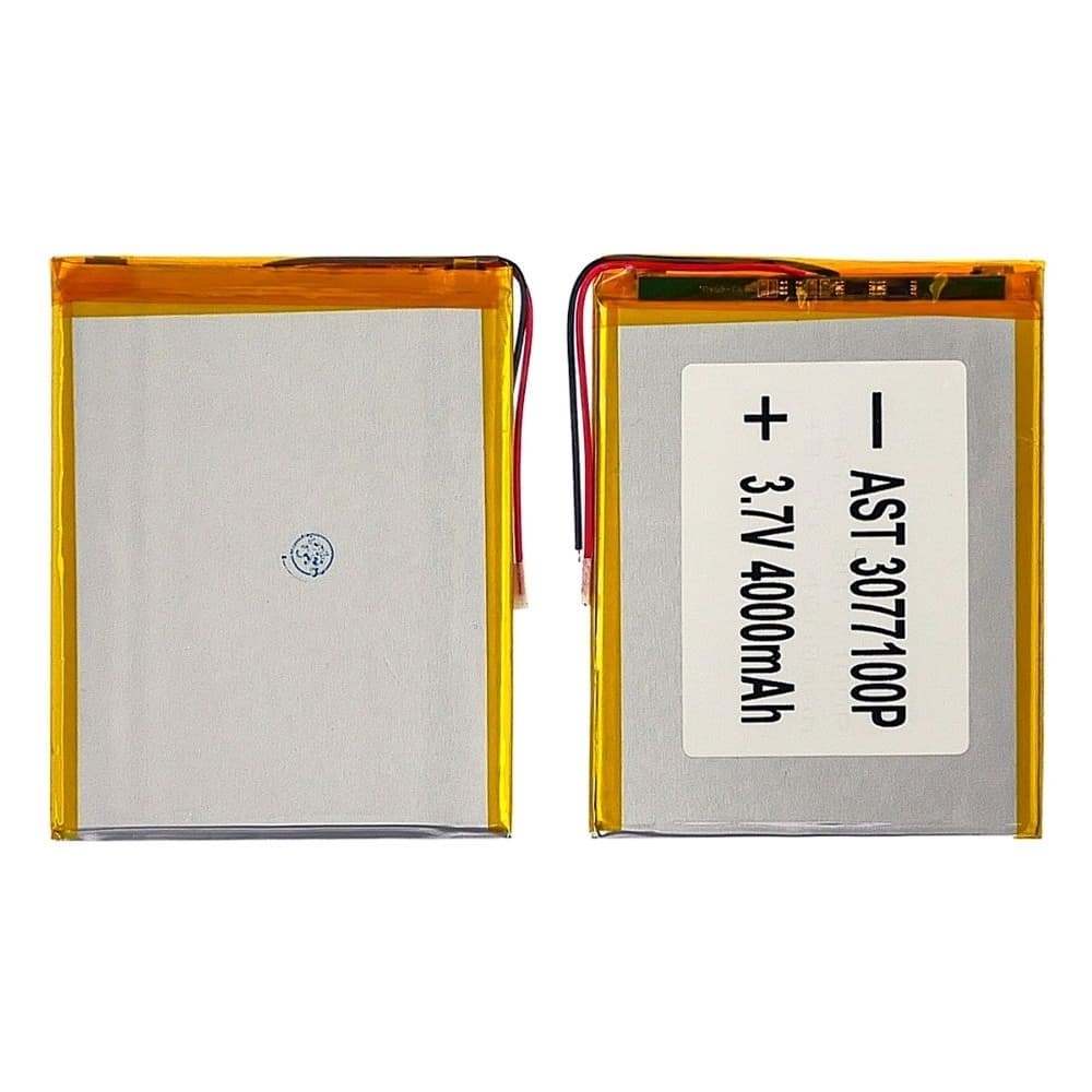 Акумулятор 3077100P, універсальний, з контролером, 4 х 80 х 104 мм (4000 mAh) | АКБ, батарея, аккумулятор