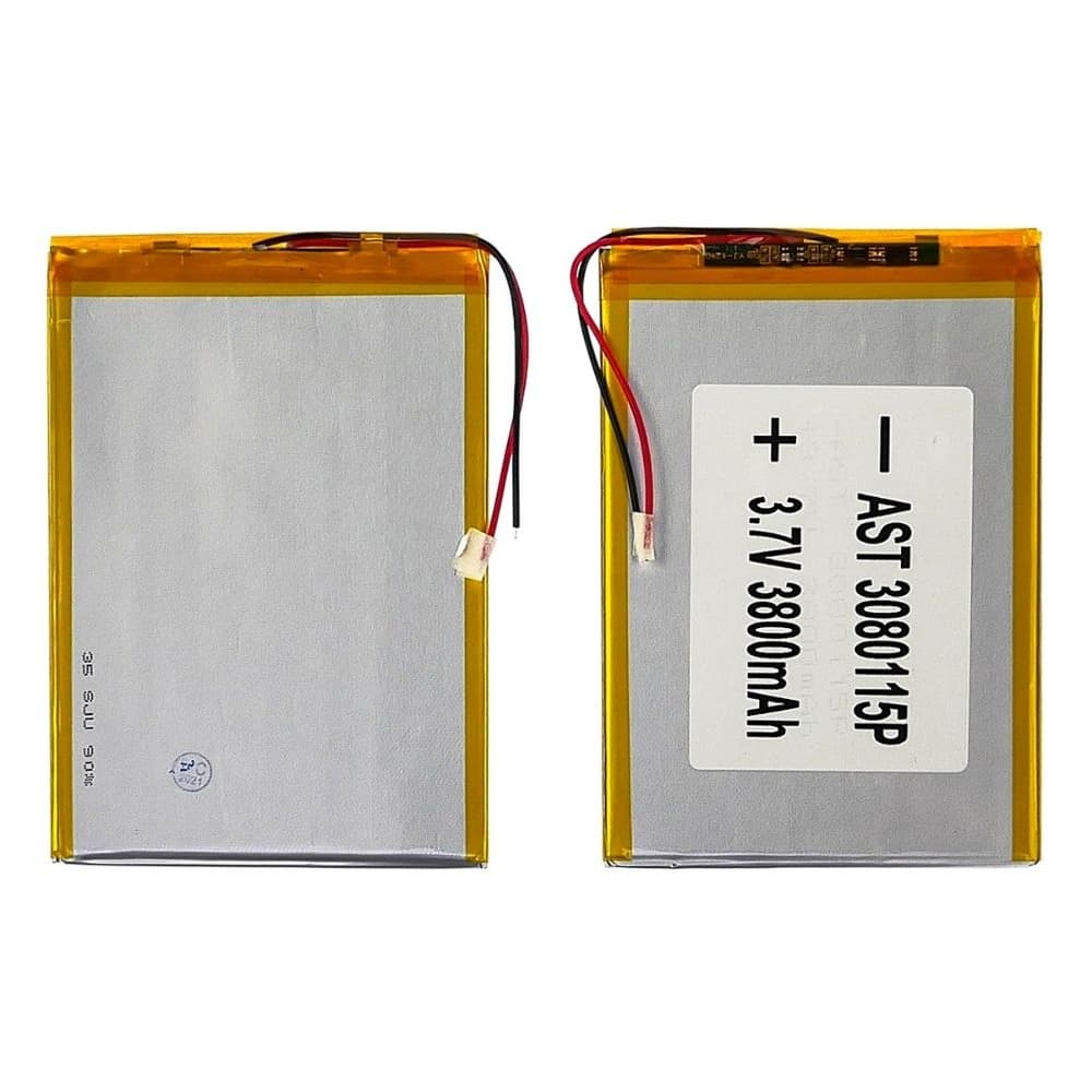 Акумулятор 3080115P, універсальний, з контролером, 3,2 х 80 х 115 мм (3800 mAh) | АКБ, батарея, аккумулятор