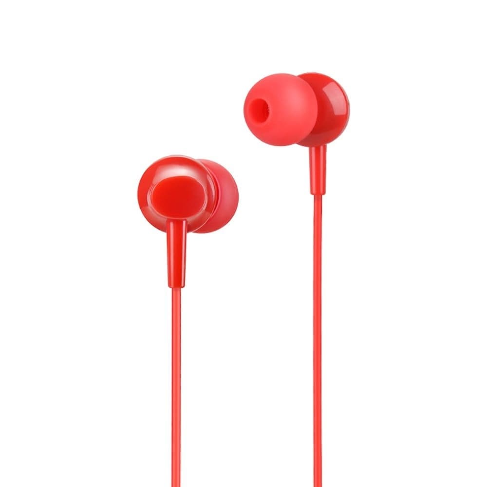 Наушники вакуумные Hoco M14, красные