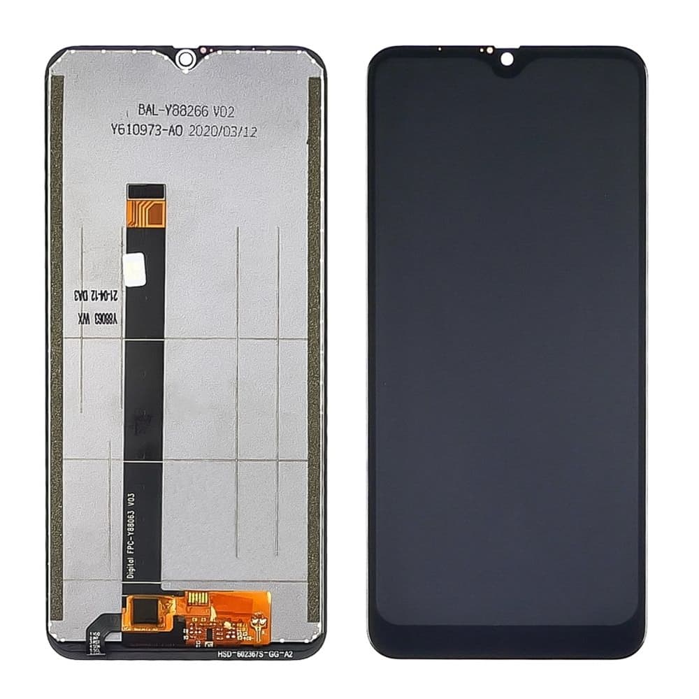 Дисплей Blackview A60, A60 Pro, чорний | з тачскріном | Original (PRC) | дисплейный модуль, экран