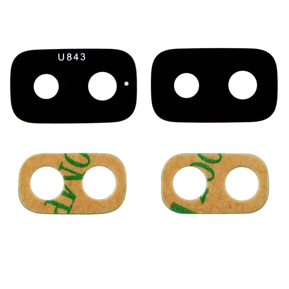 Стекло камеры Samsung SM-J260 Galaxy J2 Core (2018), черное, Original (PRC)