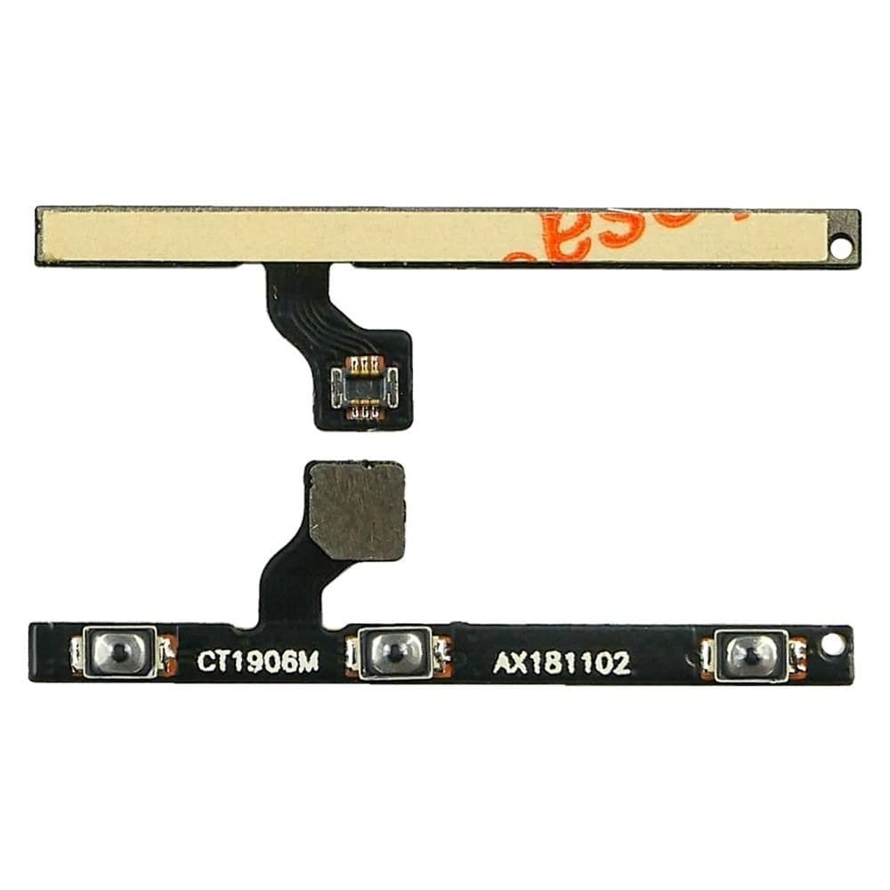 Шлейф Xiaomi Mi Mix 3, M1810E5A, кнопки включения, кнопок звука (регуляции громкости), боковых клавиш, Original (PRC)