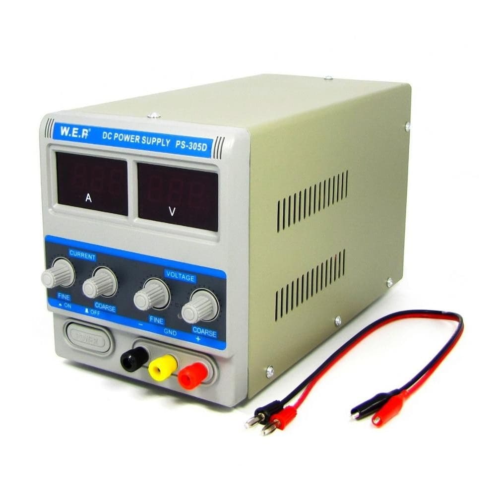 Блок питания WEP PS-305D-I, 30 V, 5 A, цифровая индикация