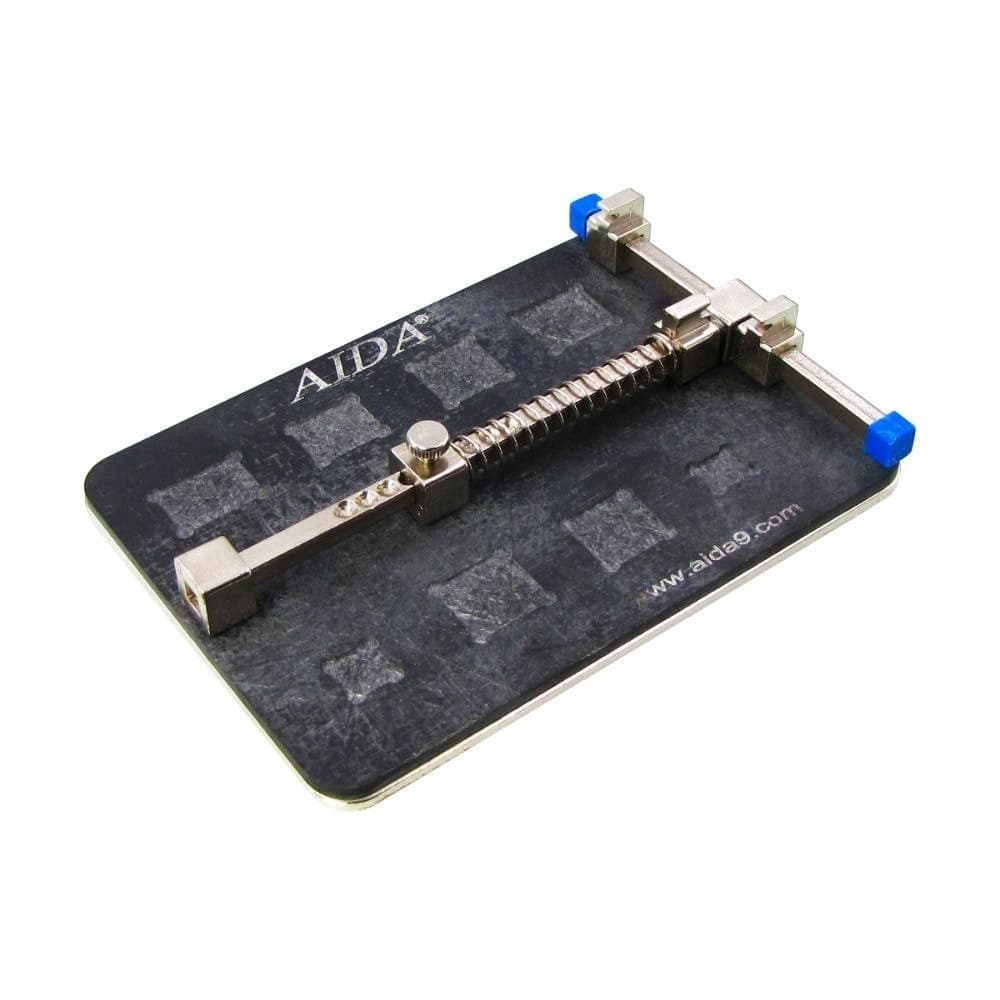 Тримач плат AIDA A-1214, из высокотемпературного композита, с гнездами под BGA микросхемы, держатель на пружине | держатель