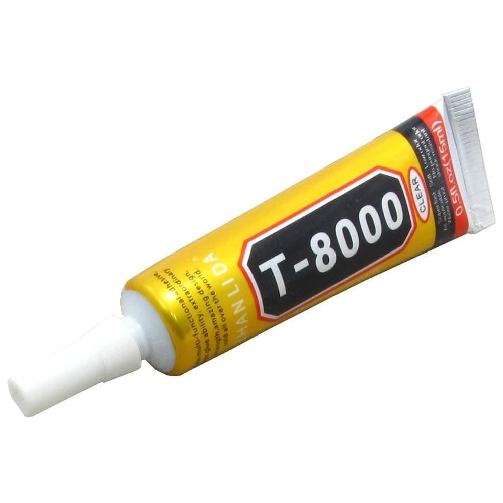 Клей силиконовый T-8000, 15ml, в тюбике с дозатором