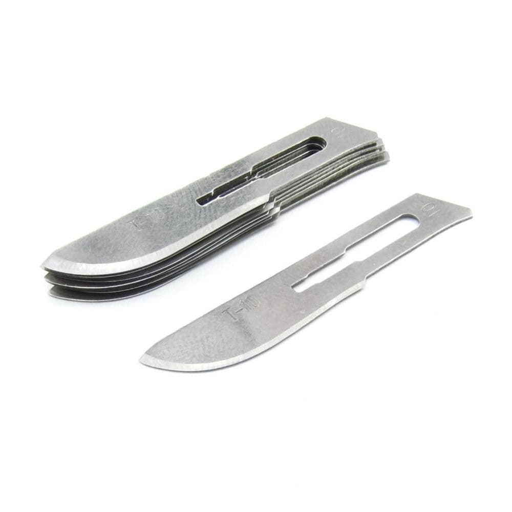 Лезвия скальпеля RJ 10, для плоских ручек, упаковка 10 шт.