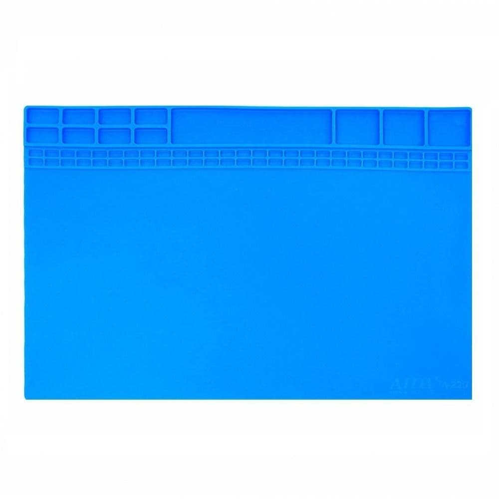 Коврик монтажный (мат силиконовый), термоустойчивый AIDA A-220, lkz ремонта портативной техники и раскладки запчастей, 405 x 305 мм