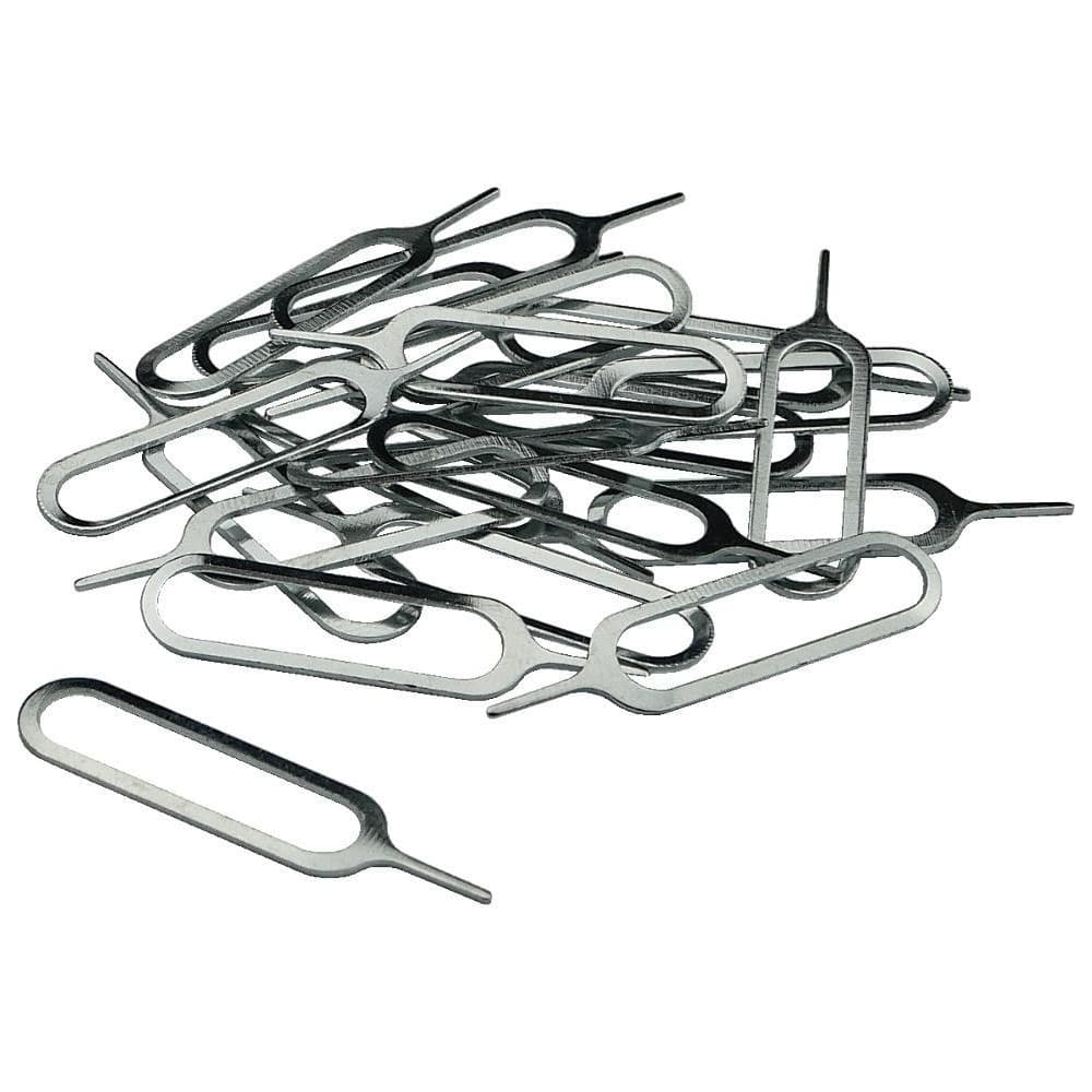 Металлический ключ извлечения держателя sim карты (комплект 20шт)