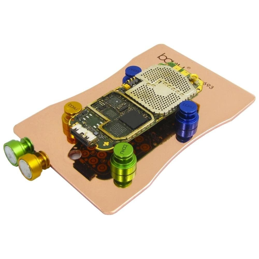 Монтажный столик BAKU BA-693, с магнитными держателями плат, 6 шт.