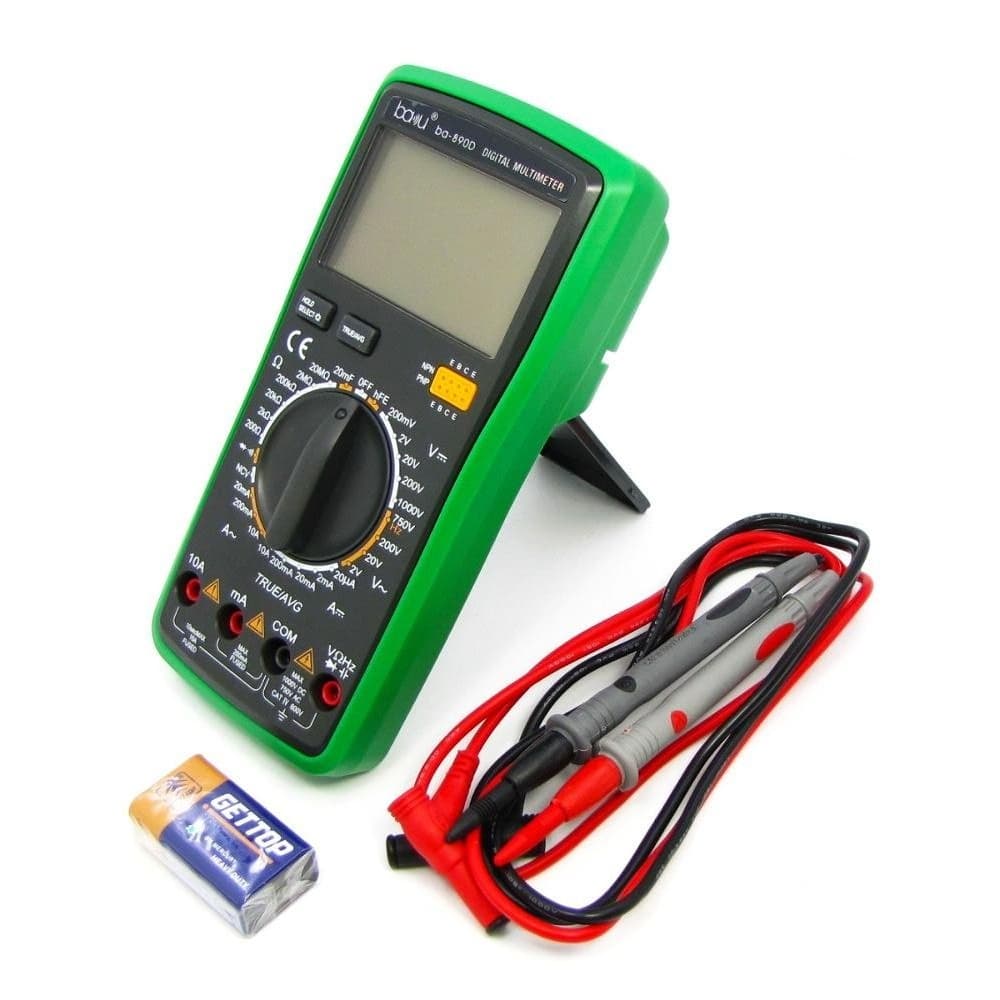 Мультиметр BAKU BA-890D, цифровой, с подсветкой, ток до 10 А