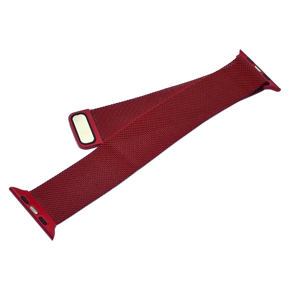 Ремешок Миланская петля Apple Watch Band 38, 40 mm алый
