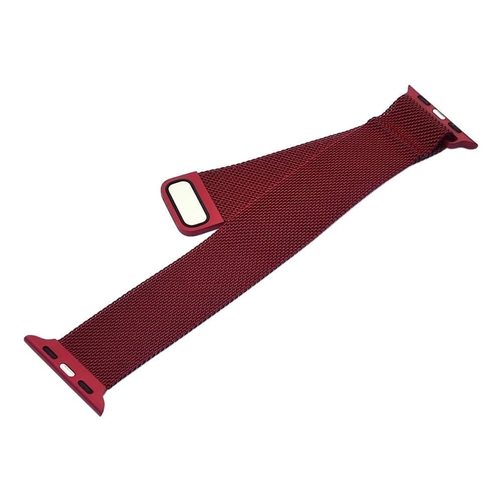 Ремешок Миланская петля Apple Watch Band 38, 40 mm, червоний