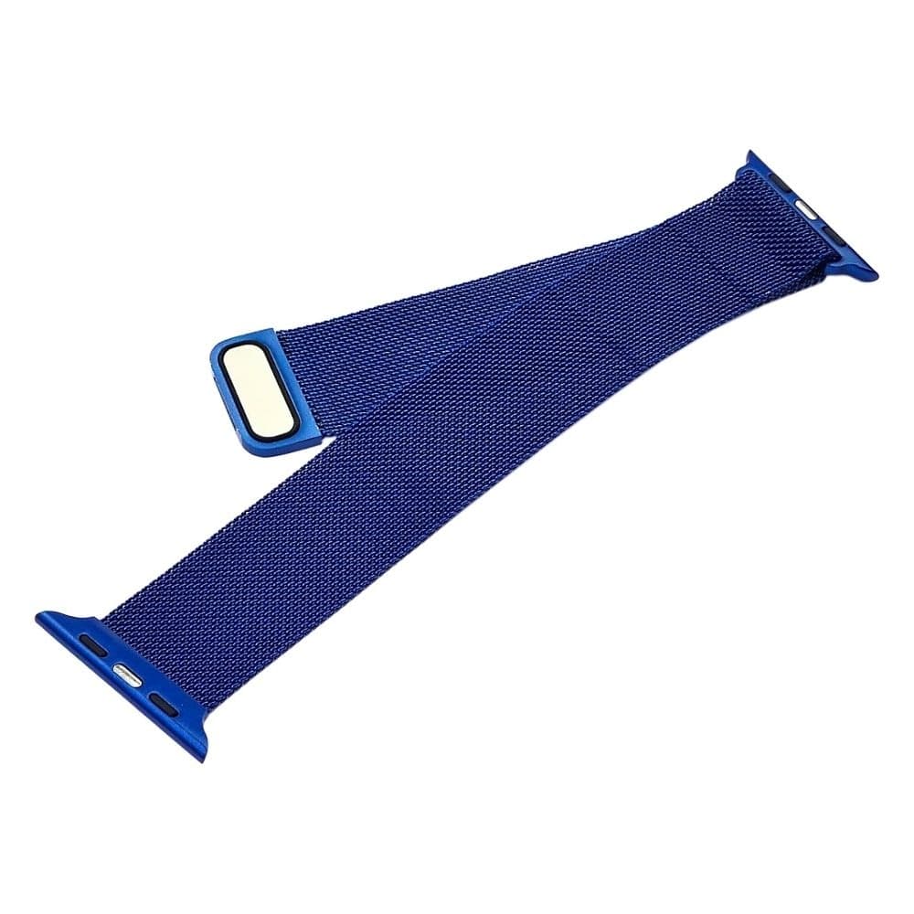 Ремешок Миланская петля Apple Watch Band 42, 44 mm темно-, синій