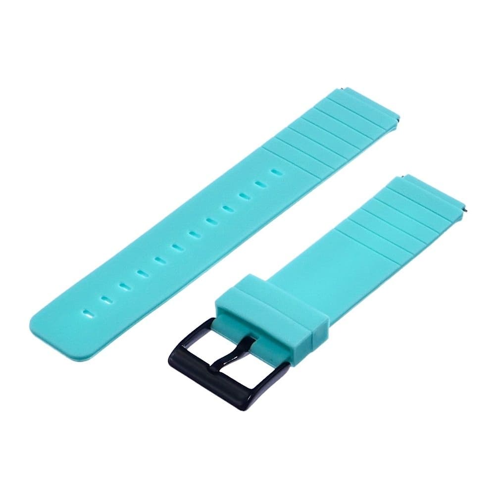 Ремешок Xiaomi Amazfit 18mm, силиконовый, бирюзовый