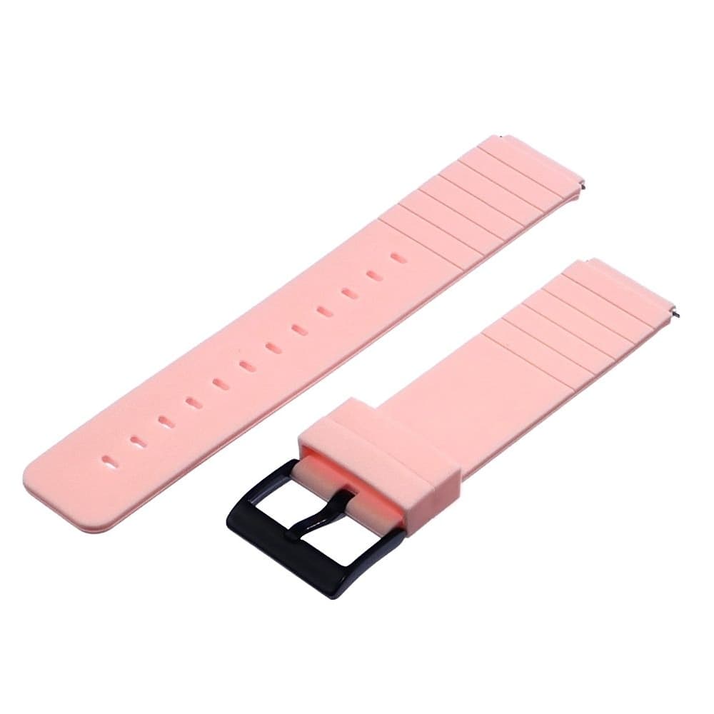 Ремешок Xiaomi Amazfit 18mm, силиконовый, розовый