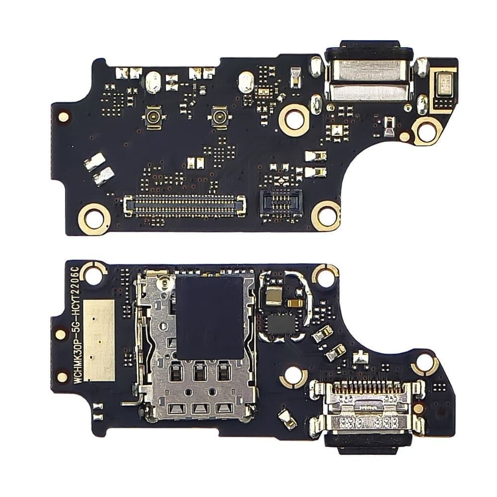 Плата зарядки Xiaomi Poco F2 Pro, Redmi K30 Pro, M2004J11G, шлейф коннектора зарядки, High Copy