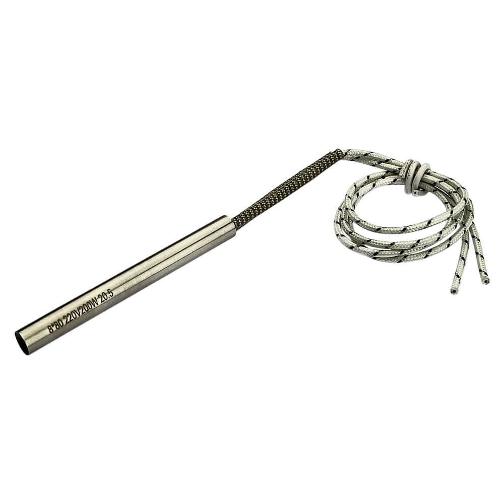 Нагревательный элемент для сепаратора и ламинатора 220 В, 200 Вт, длина 80 мм, диаметр 8 мм