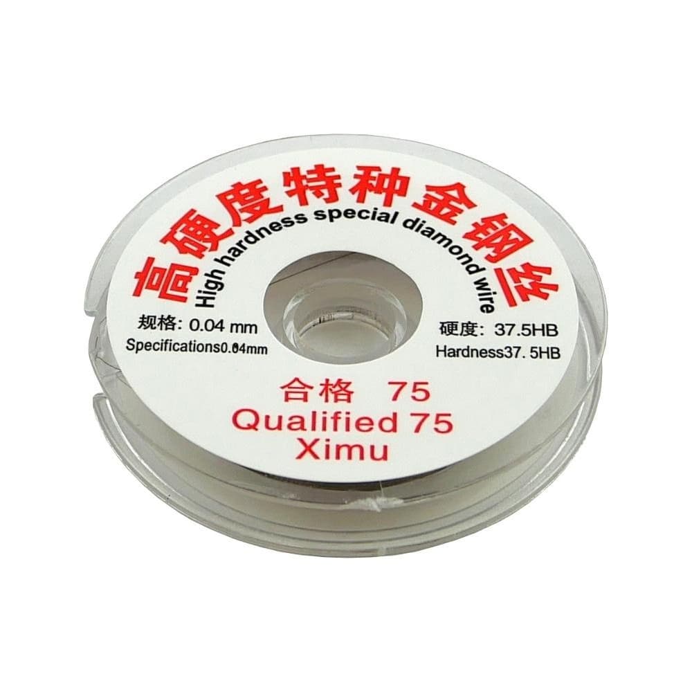 Проволока (струна) AIDA, 0.04 мм, 100 м, для разделения дисплейных модулей, повышенной прочности