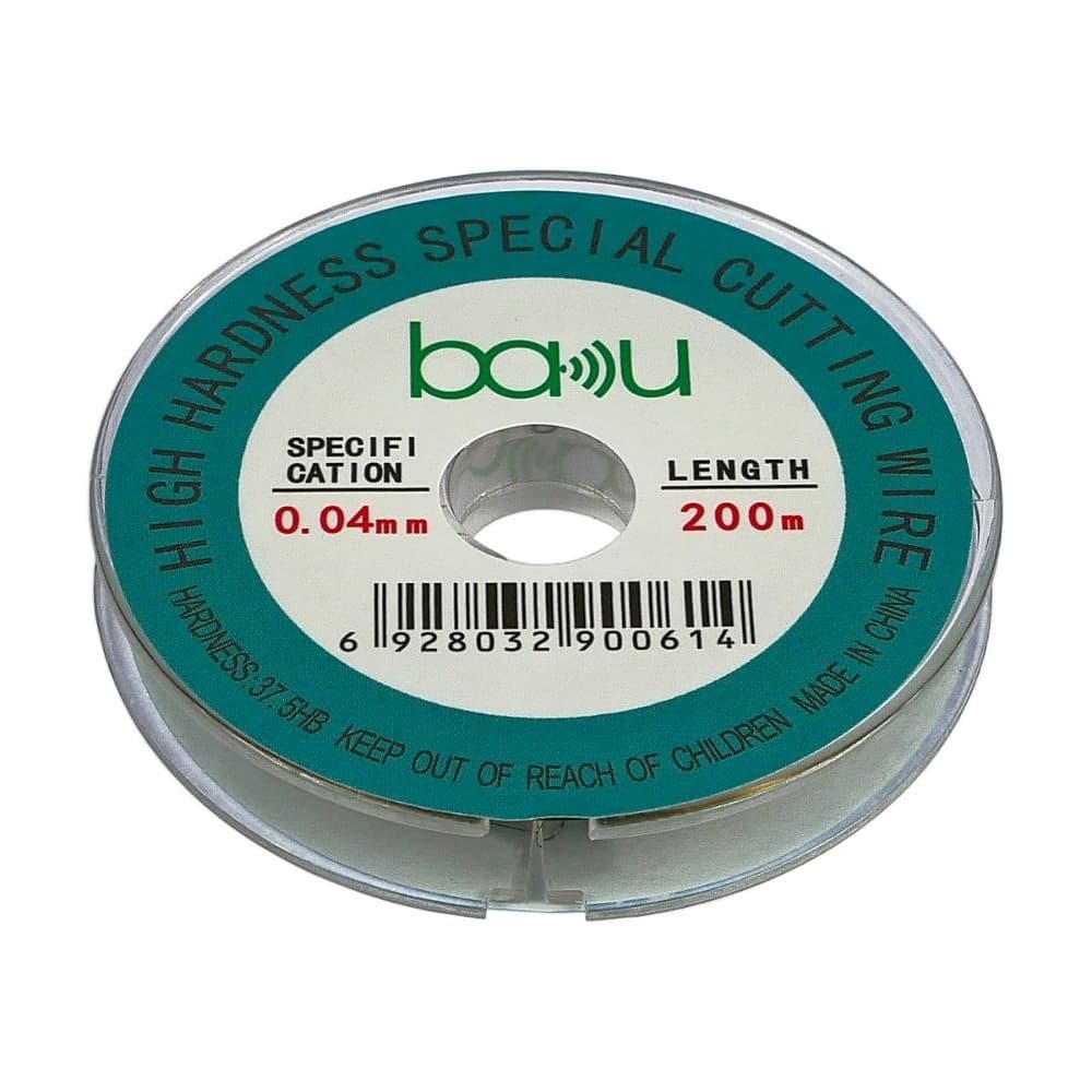 Проволока (струна) BAKU, 0.04 мм, 200 м, для разделения комплектов дисплей+тачскрин