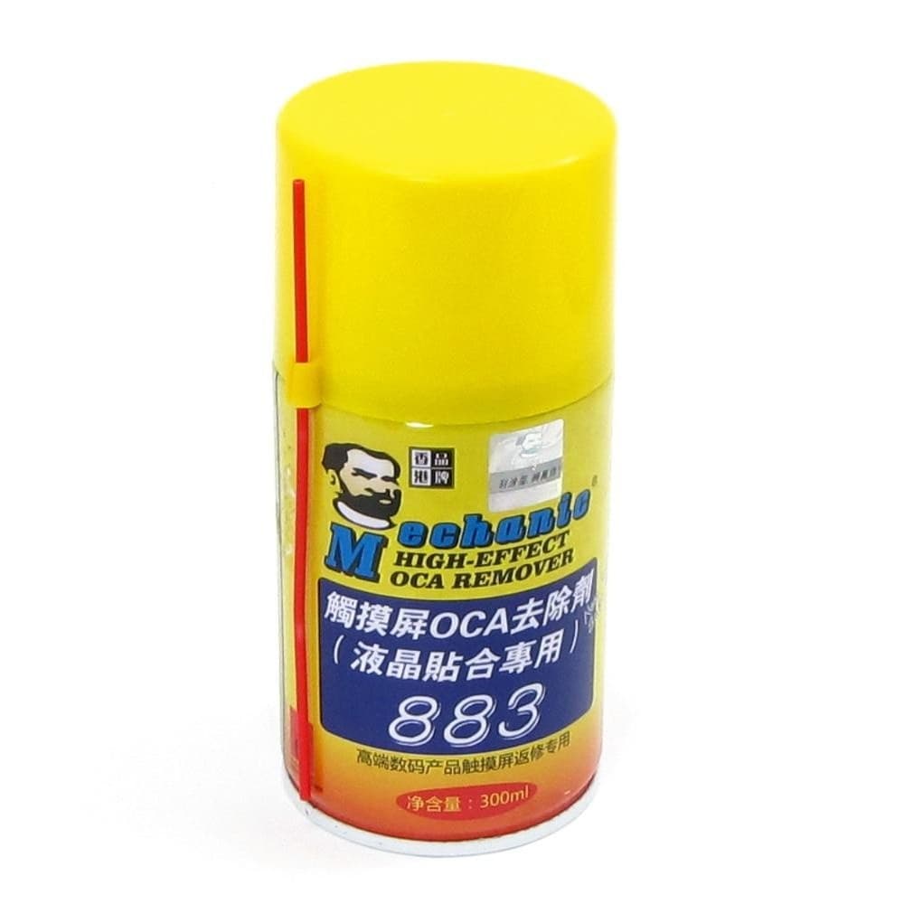 Спрей с растворителем MECHANIC OCA 883, 300 г., для удаления клея и обработки поверхностей перед склеиванием