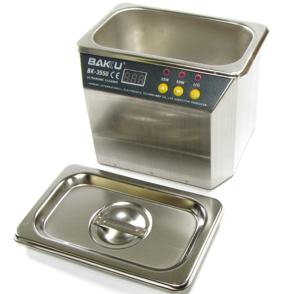 Ультразвуковая ванна Baku BK3550, в металлическом корпусе, двухрежимная, 30 Вт, 50 Вт, 0.7 л