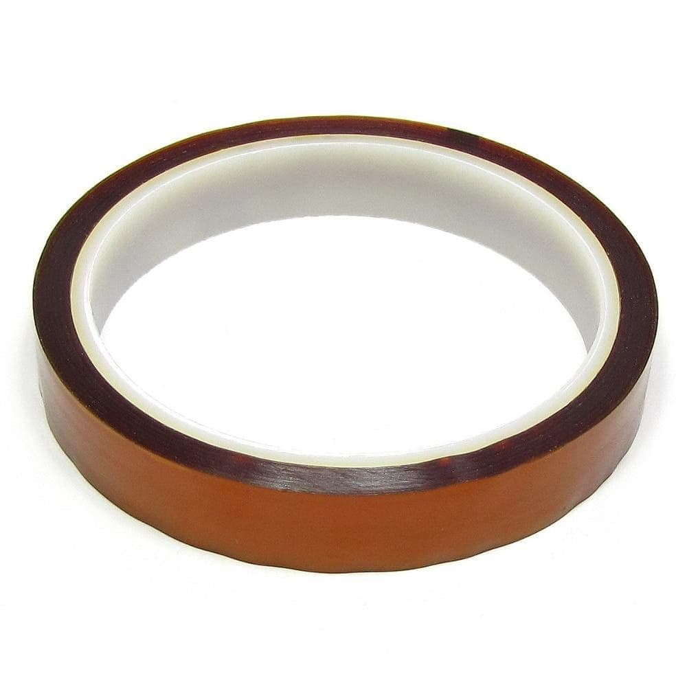 Термоскотч каптоновый, 15 мм | термостойкий скотч