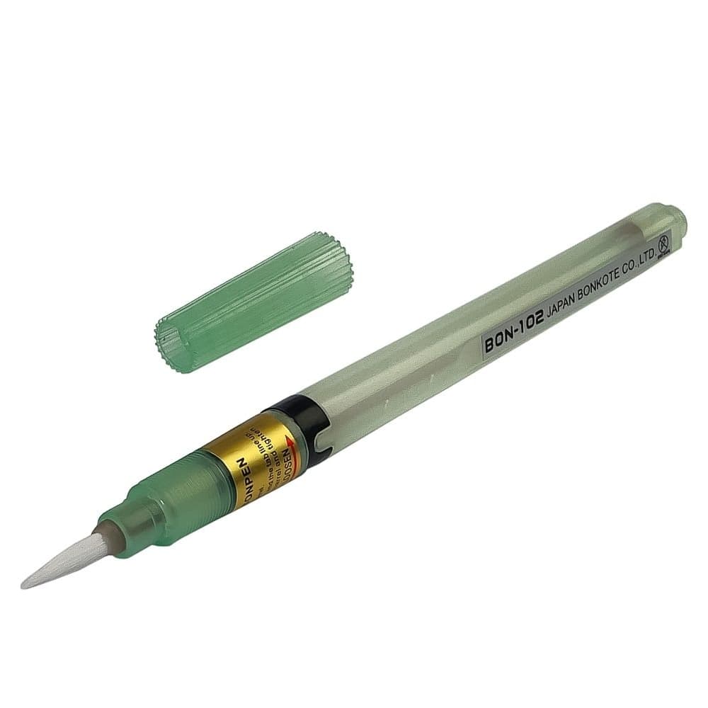 Аппликатор Bonkote Bonpen BON-102, фломастер с нейлоновой кисточкой, для точного нанесения жидкого флюса