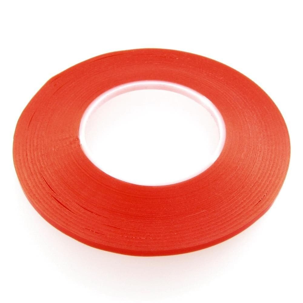 Скотч двусторонний 3M, прозрачный, для приклеивания аккумуляторов, дисплеев, тачскринов, 5 мм, рулон 50 м