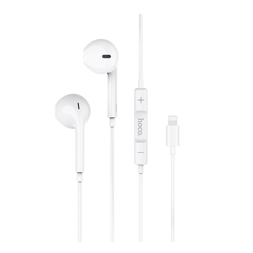 Наушники Hoco L7 Plus, Lightning, белые