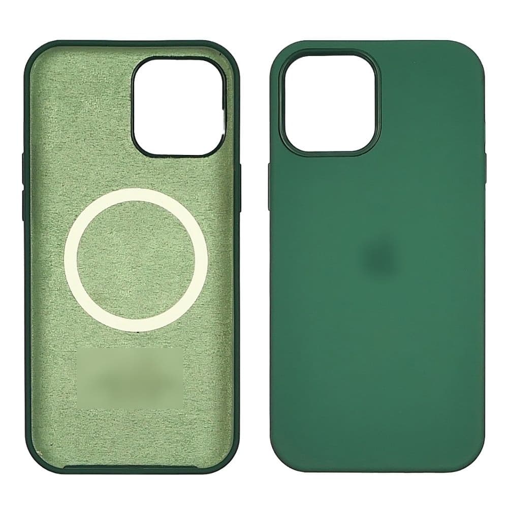 Чехол Apple iPhone 12 Pro Max, силиконовый, Full Silicone MagSafe, полынь