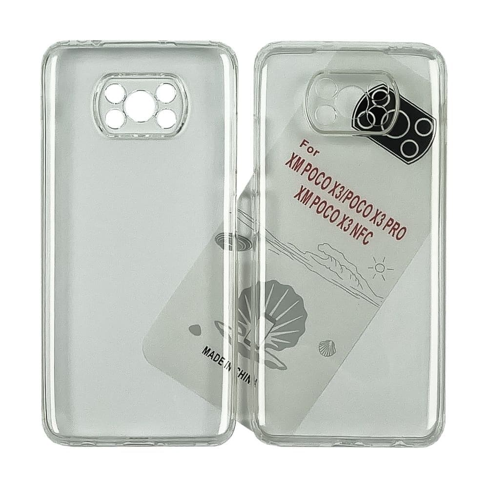 Чехол Xiaomi Poco X3 NFC, Poco X3, силиконовый, KST, прозрачный