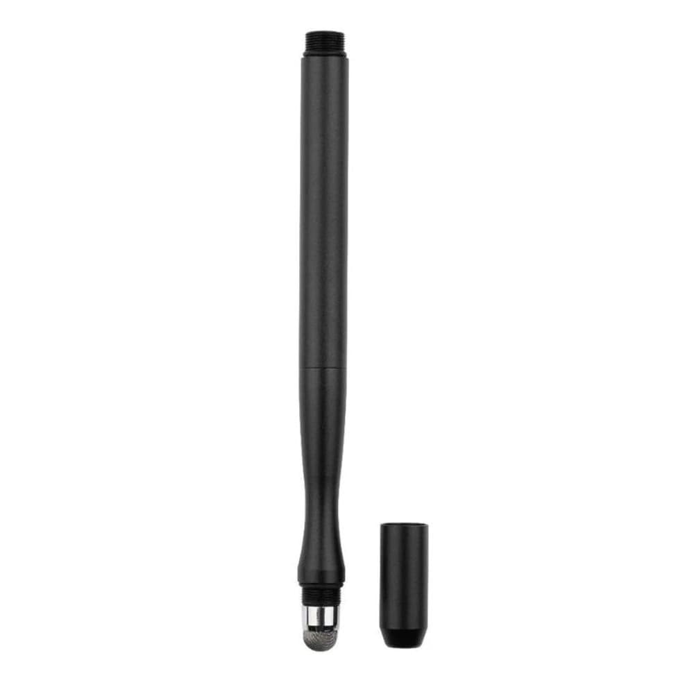 Стилус емкостный, высокоточный, Jot Pro, двусторонний, с изгибом, металлический, чорний