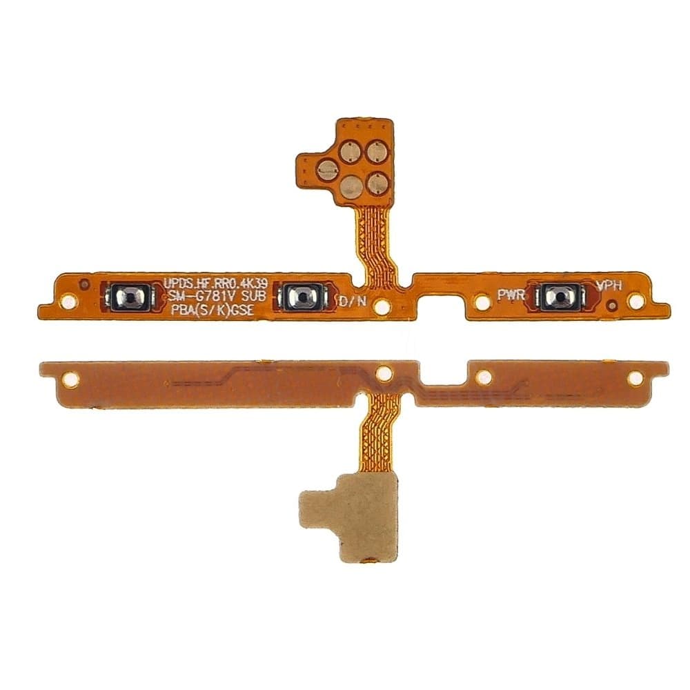 Шлейф Samsung SM-A525 Galaxy A52, SM-A725 Galaxy A72, SM-G780 Galaxy S20 FE, кнопки включения, кнопок звука (регуляции громкости), боковых клавиш, High Copy
