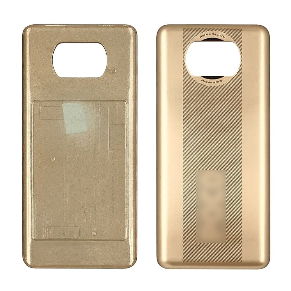 Задня кришка Xiaomi Poco X3 Pro, M2102J20SG, M2102J20SI, бронзовий колір, Metal Bronze, Original (PRC) | корпус, задняя панель аккумулятора, АКБ, батареи