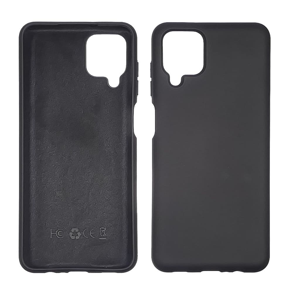 Чехол Samsung SM-A125 Galaxy A12, силиконовый, Full Nano Silicone, чорний