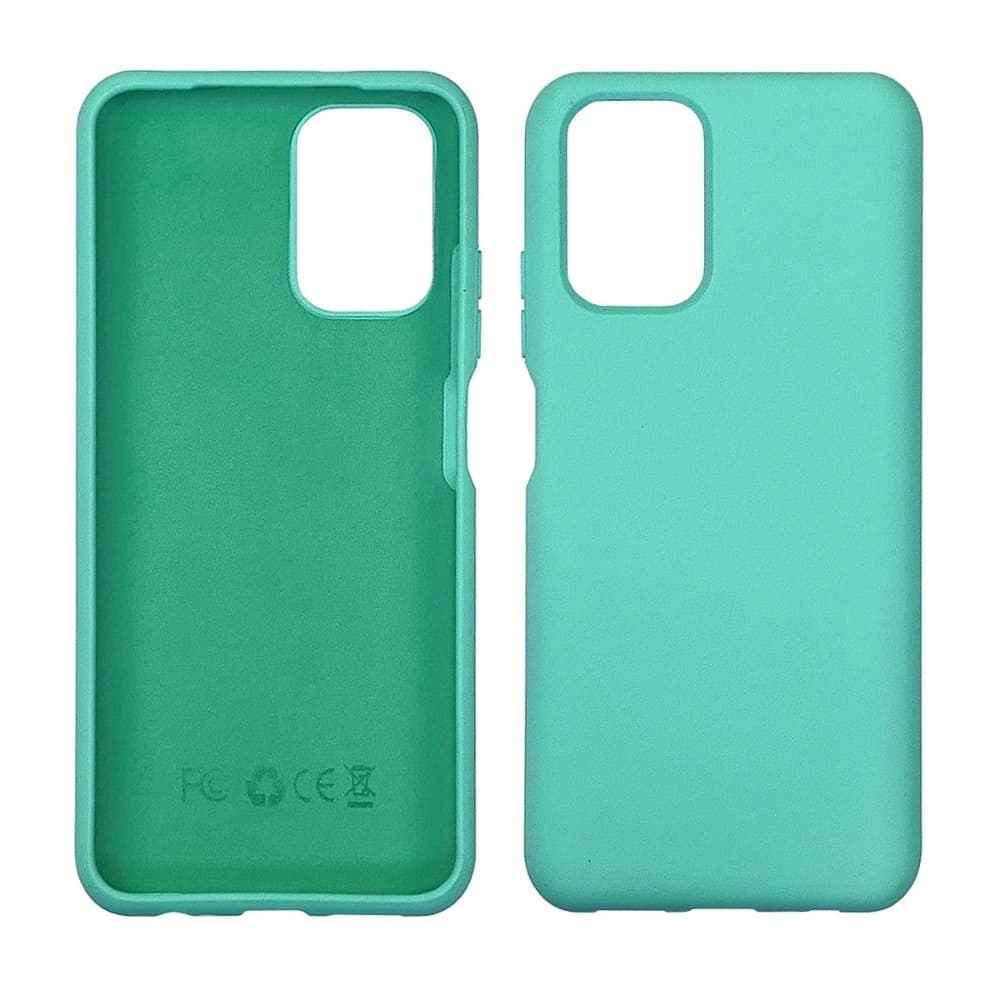 Чехол Xiaomi Redmi Note 10, Redmi Note 10s, силиконовый, Full Nano Silicone, мятный