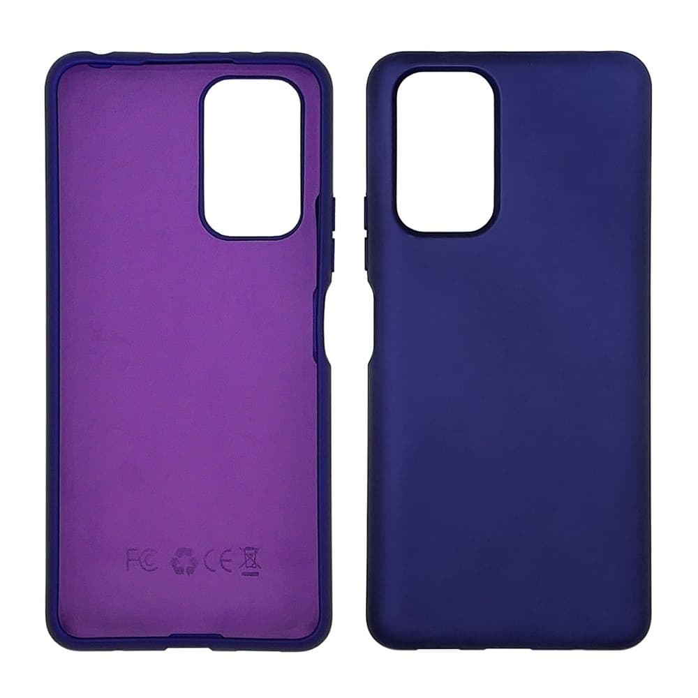 Чехол Xiaomi Redmi Note 10 Pro, M2101K6G, M2101K6R, Redmi Note 10 Pro Max, M2101K6I, силиконовый, Full Nano Silicone, фиолетовый