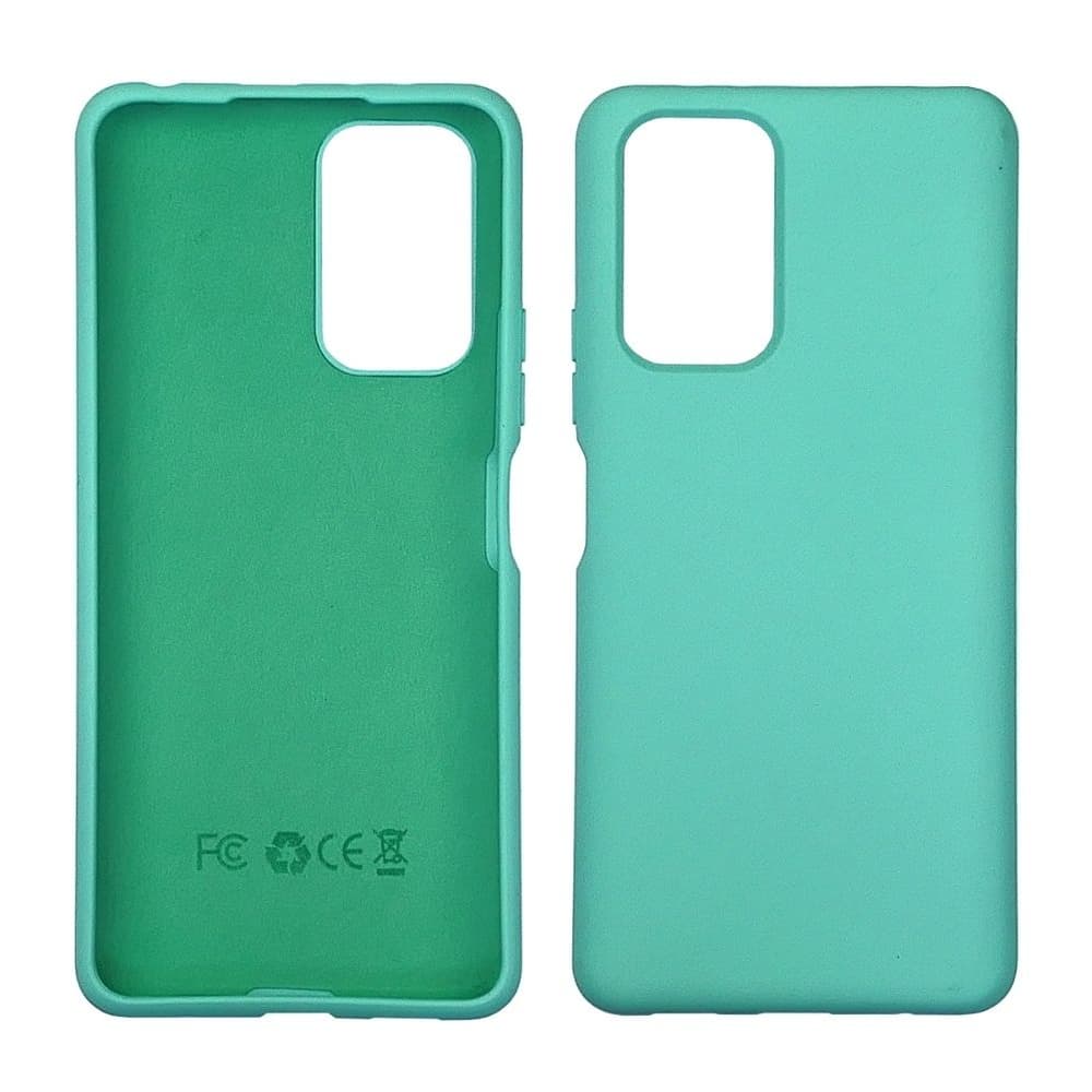 Чехол Xiaomi Redmi Note 10 Pro, M2101K6G, M2101K6R, Redmi Note 10 Pro Max, M2101K6I, силиконовый, Full Nano Silicone, мятный