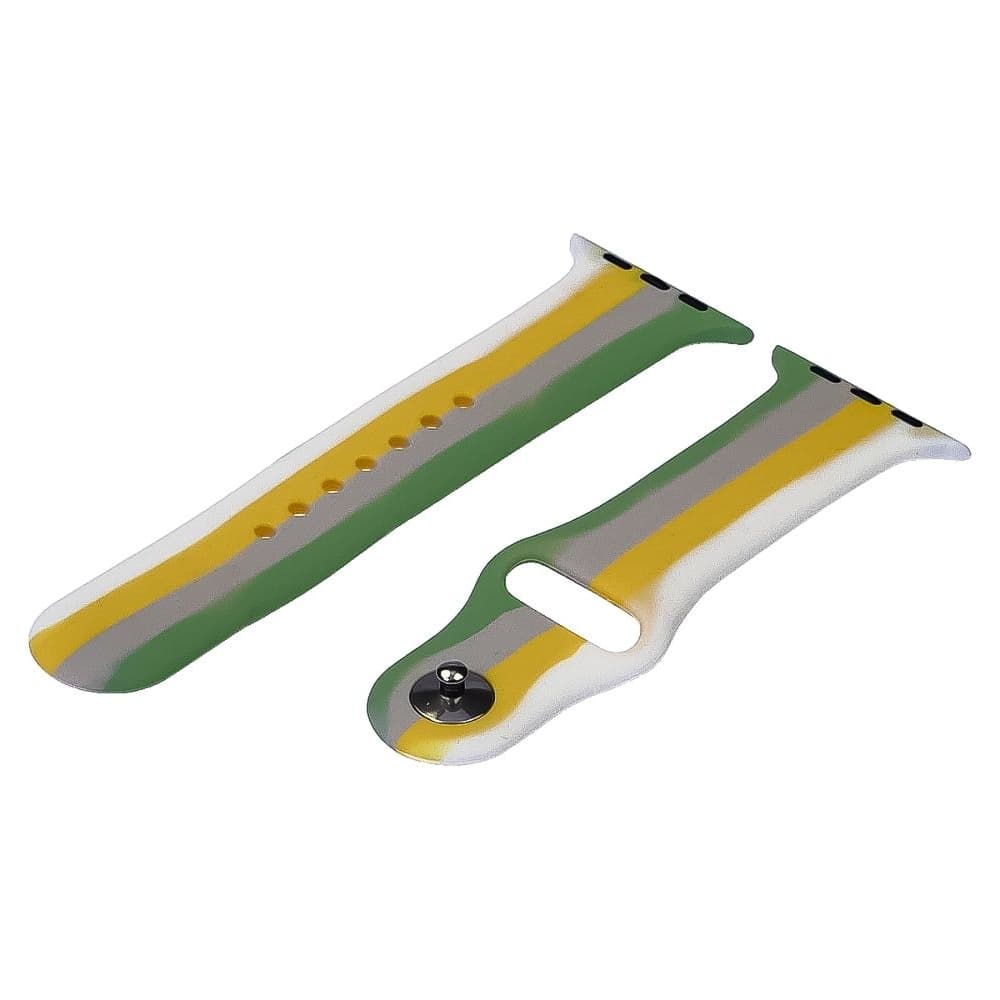 Ремінець силіконовий Rainbow для Apple Watch Sport Band 42, 44mm, розмір S | ремешок силиконовый