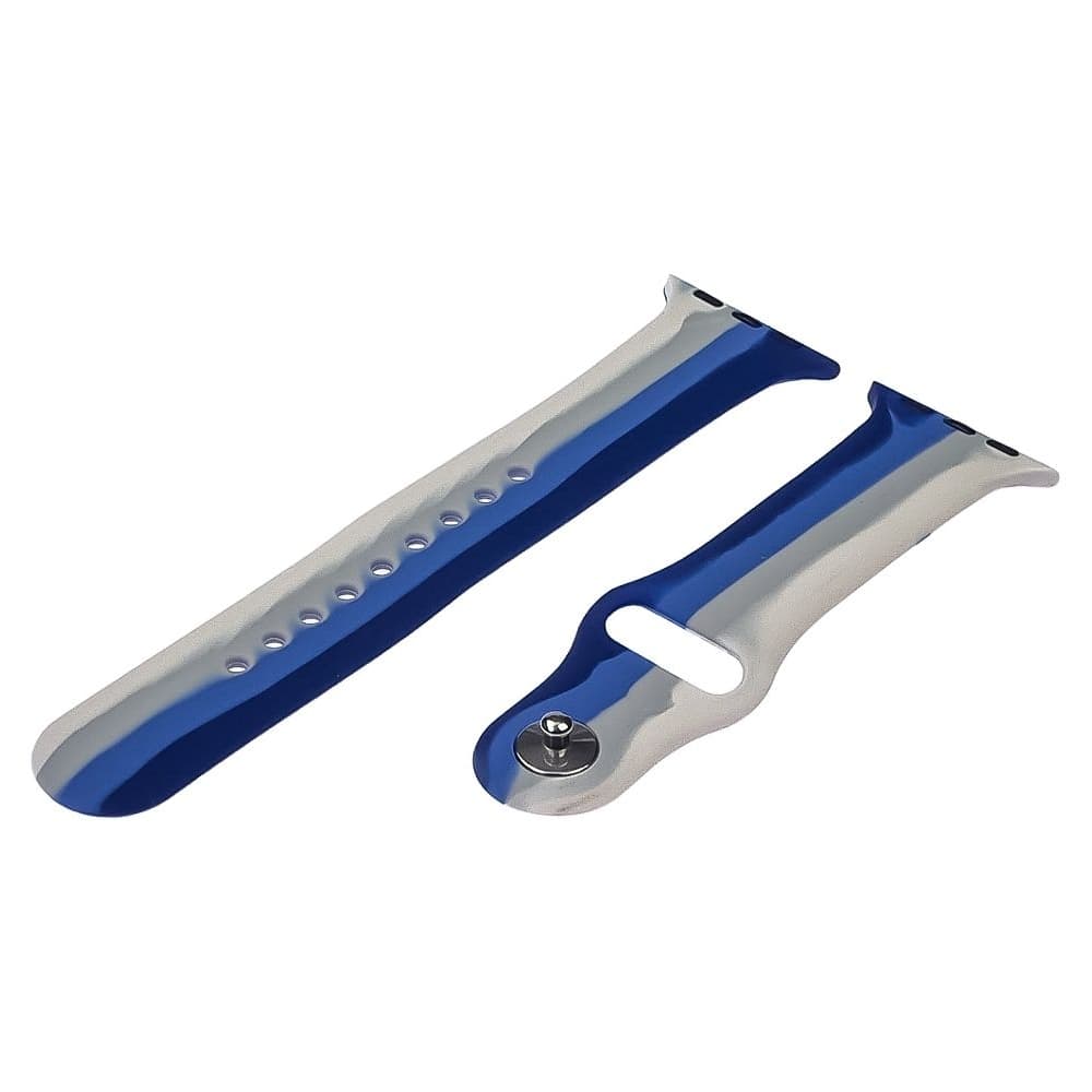 Ремінець силіконовий Rainbow для Apple Watch Sport Band 42, 44mm, розмір L | ремешок силиконовый