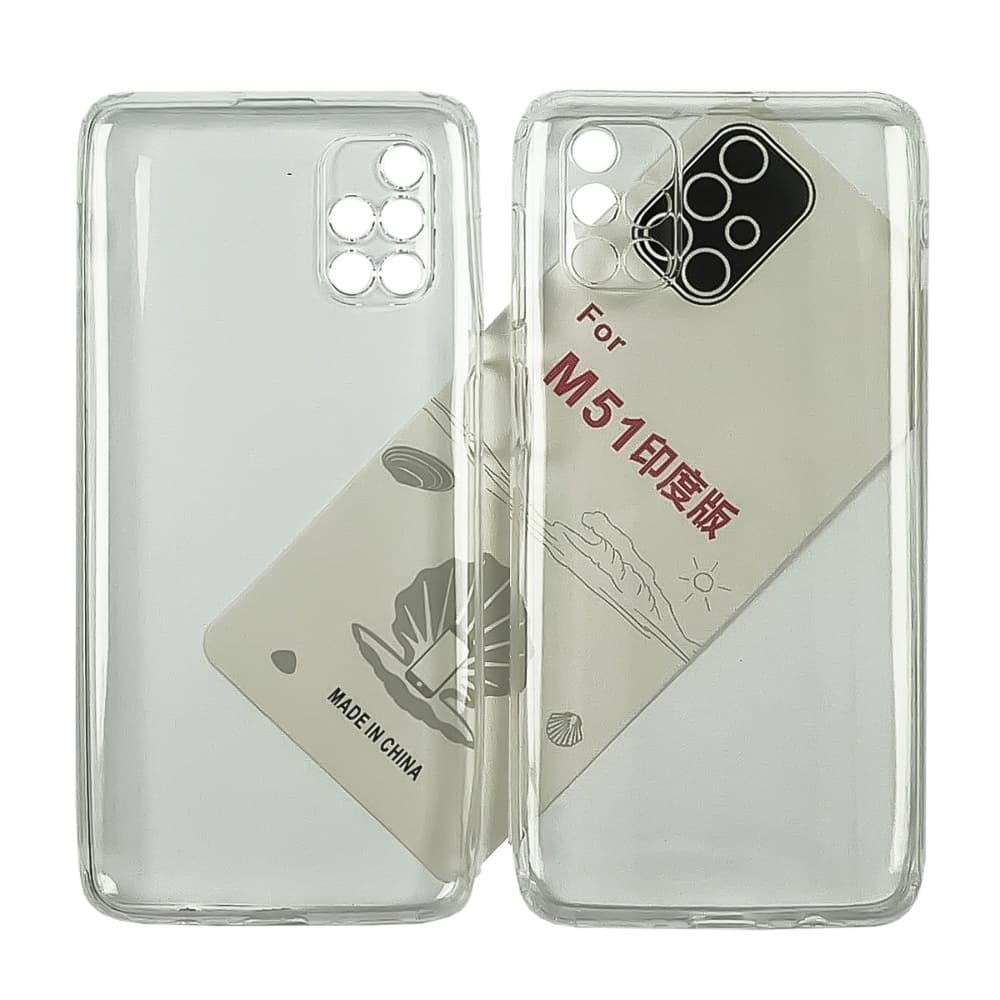 Чехол Samsung SM-M515 Galaxy M51, силиконовый, KST, прозрачный