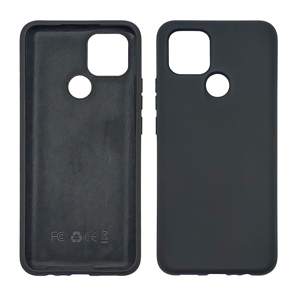 Чехол Oppo A15, A15s, силиконовый, Full Nano Silicone, чорний