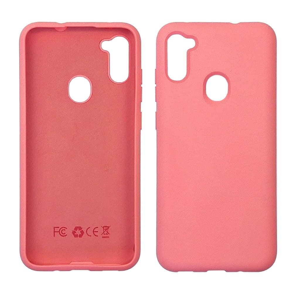 Чехол Samsung SM-A115 Galaxy A11, силиконовый, Full Nano Silicone, розовый