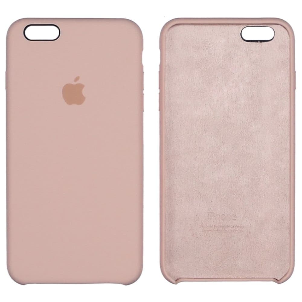 Чехол Apple iPhone 6 Plus, iPhone 6S Plus, силиконовый, Silicone, рожевий