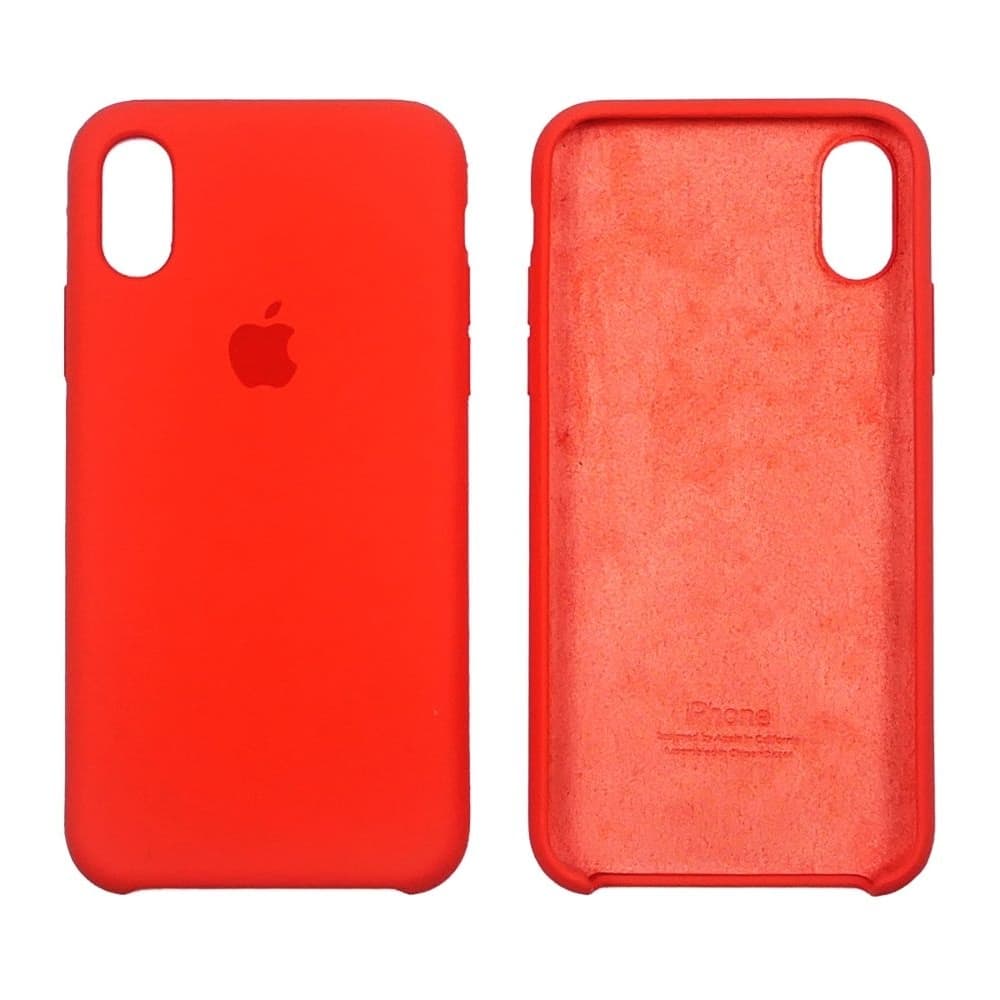 Чехол Apple iPhone X, iPhone XS, силиконовый, Silicone